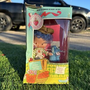 Vintage‎ Strawberry Shortcake Doll Crepe Suzette & Eclair Kenner 1982 With Box
